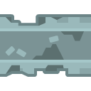 Badly damaged wall